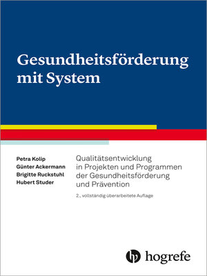 cover image of Gesundheitsförderung mit System